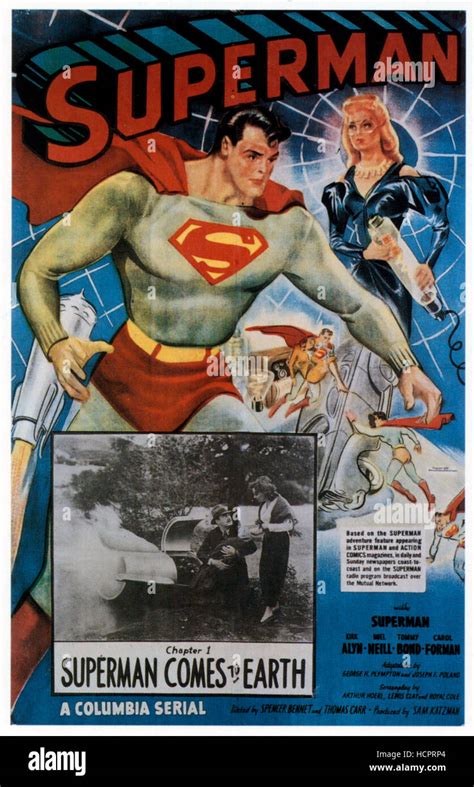 Superman Aka The Adventures Of Superman Top From Left Kirk Alyn