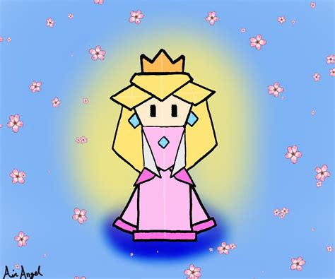 Princess Peach From Paper Mario The Origami King Paper Mario Super