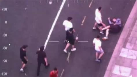 Football Hooligans Chase Down And Mercilessly Kick Defenceless