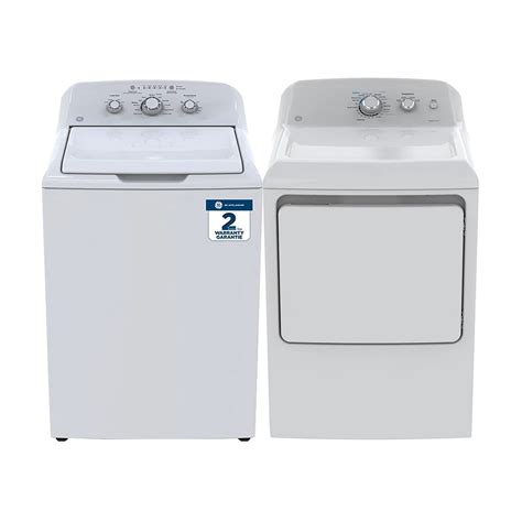 Ge Adora Top Load Washer And Electric Dryer Set In White The Home