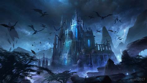 X Px P Free Download Dracula S Castle Quan Shengwu Art Fantasy Castle Dark