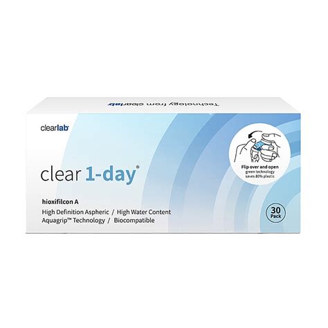 Clearlab Clear 1 Day Contact Lenses 30pcs In Box Citylens