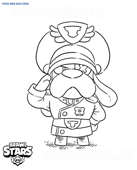 Omg, i love how you drew colonel ruffs. Colonel Ruffs Brawl Stars coloring pages 2021 - Printable