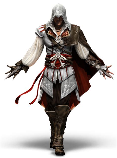 Ezio Auditore Da Firenze From Assassin S Creed Game Art