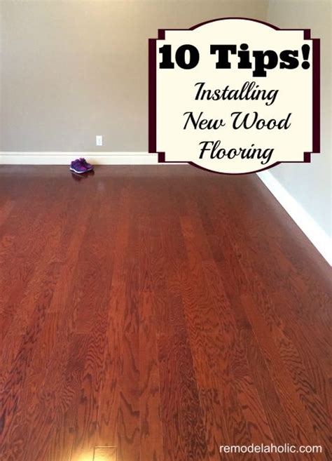 These floors need no sticky mastics, large sanders or pneumatic nail guns. 10 tips for installing new wood flooring (With images) | Diy home improvement, Flooring, Diy ...