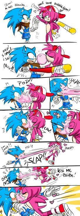 Sonamy Sonic Funny Sonic Fan Characters Sonic And Amy