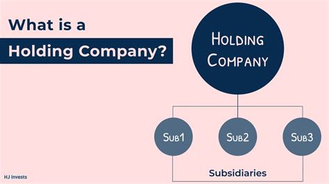 What Is A Holding Company Benefits Of Holding Subsidiary Structure