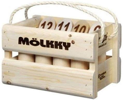 mölkky 52501 jeu de plein air mölkky version luxe jeu de quilles quilles finlandaises