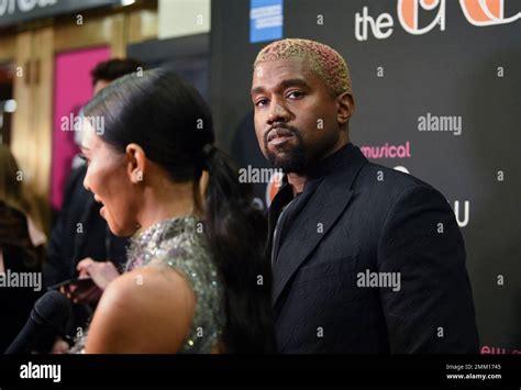 Kanye West And Wife Kim Kardashian West Attend The Cher Show Broadway