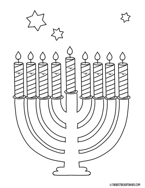 Hanukkah Coloring Pages Free Printables The Best Ideas For Kids
