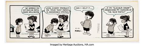 Morrie Turner Wee Pals Daily Comic Strip Original Art Dated Lot