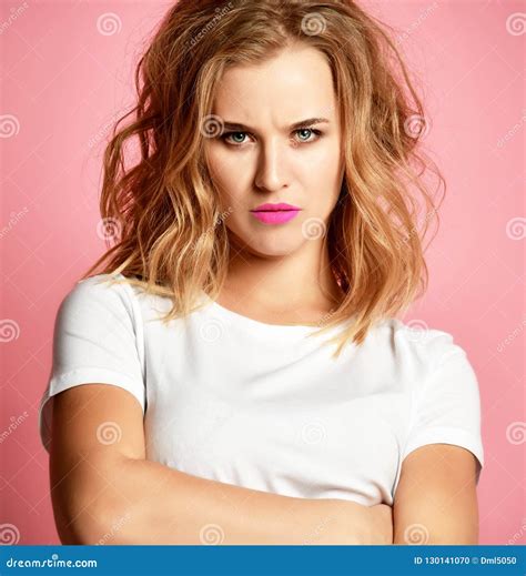 Young Beautiful Sad Woman Serious And Concerned Looking Worried And