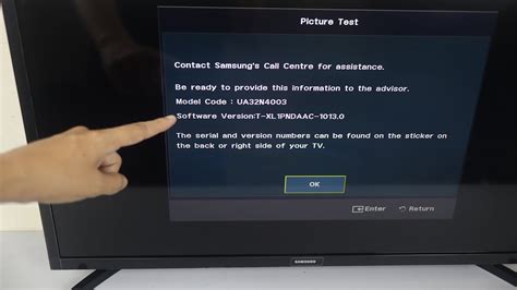 How To Check Model And Serial Number Of Samsung Led Tv Youtube