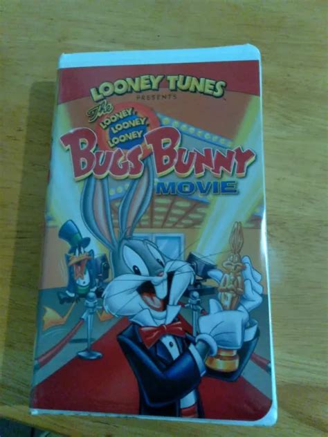 Looney Tunes Presents Bugs Bunny Big Top Bunny Vhs Cassette Clamshell