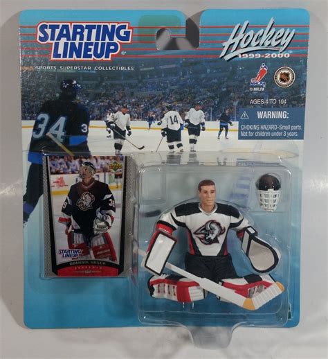 1999 Hasbro Starting Lineup Nhl Ice Hockey Player Goalie Dominik Hasek