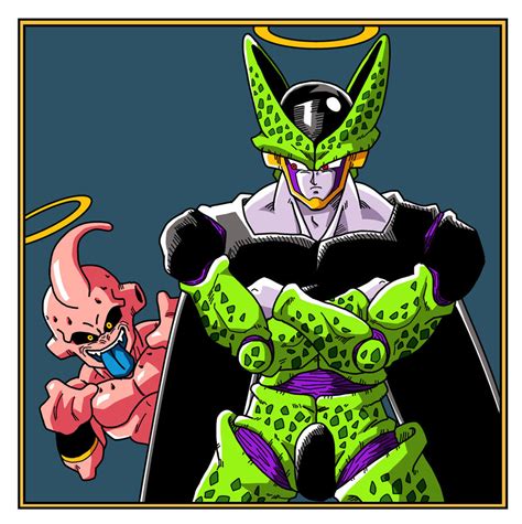 Cell And Buu By Vansolt On Deviantart