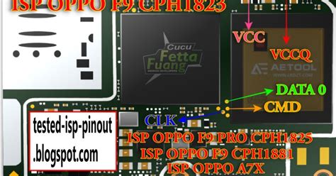 Oppo F Cph Emmc Isp Pinout Download For Flashing And Unlocking Vrogue