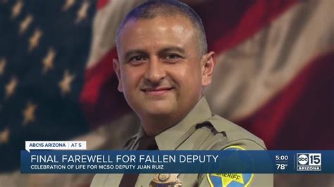 Slain Mcso Deputy Honored At Funeral Video Dailymotion