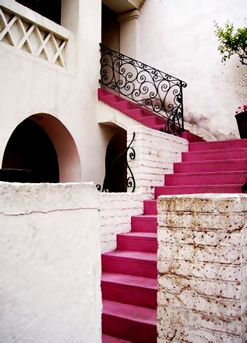 Pink Staircase Pink Houses Pink Stairs Stairs