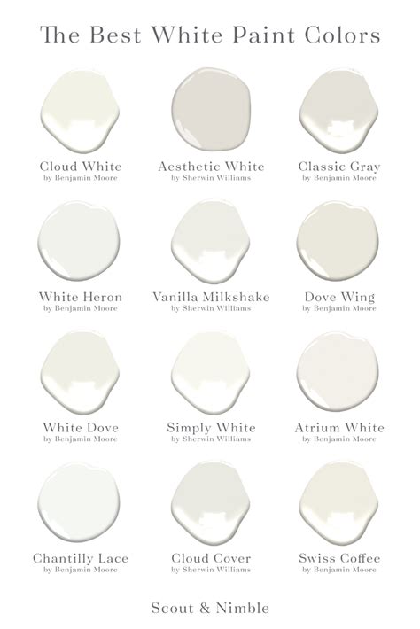 The Best White Paint Colors For Your Home White Paint Colors Neutral