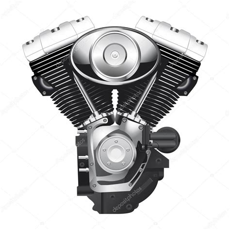 Motor De La Motocicleta — Vector De Stock © Angusgrafic 33687955