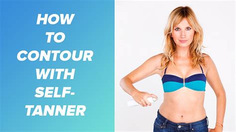 12 ways to contour your body at home with self tanner video dailymotion