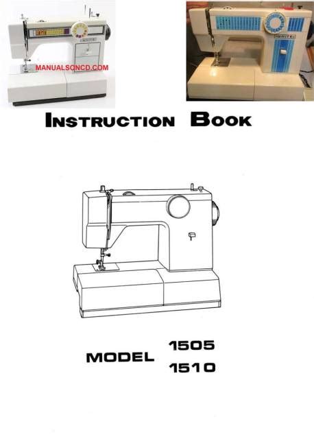 White 1505 1510 Sewing Machine Instruction Manual Sewing Machine
