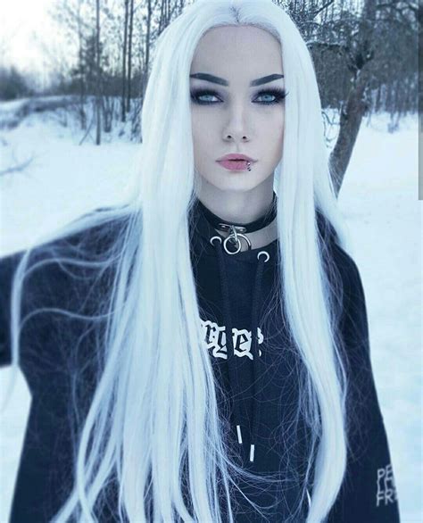 Pin By Triela Rhyfel On Gothic Girl Goth Beauty Synthetic Lace Front