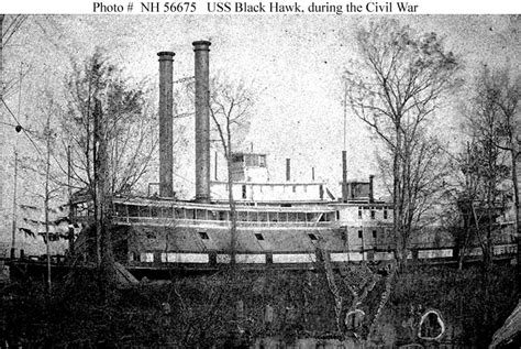 Usn Ships Uss Black Hawk 1862 1865