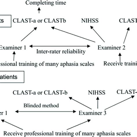 The Flow Chart To Administer Aphasia Scales In Acute And Non Acute