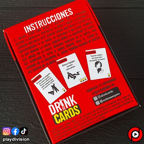 Drink Cards ¡oh Me Vengo Play División