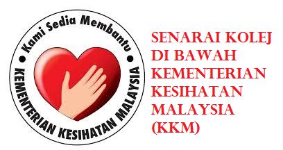 Hanya menggunakan logo jata negara dan perkataan kementerian pendidikan malaysia. Senarai Kolej Di Bawah Kementerian Kesihatan Malaysia (KKM ...