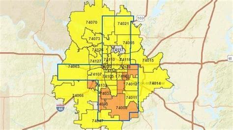 Zip Code Map Of Tulsa Map 2023