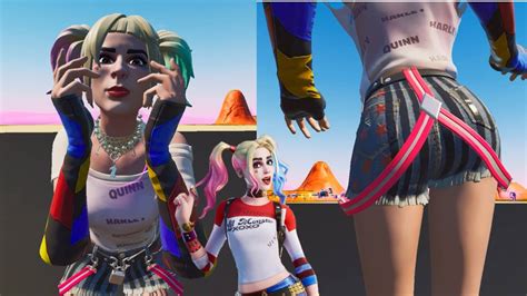 Fortnite Thicc Harley Quinn Skin Performing Party Hips Thiccest Dc Skin Klory Youtube