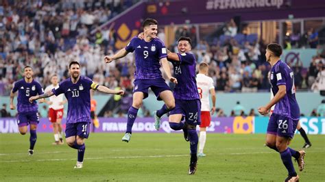 2022 World Cup Argentina Top Group As Poland Through On Goal