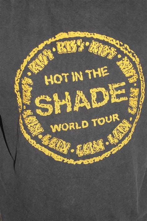 Kiss Hot In The Shade World Tour T Shirt Size Large Music Rock Vintage