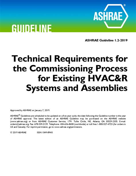 Commissioning Process For Existing Systems Assemblies Outlined In New Guideline Ashrae Org