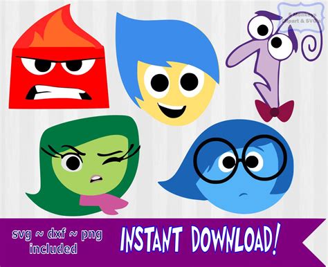 Disney Svg, Inside Out. ? | Clip art, Disney inside out, Inside out characters