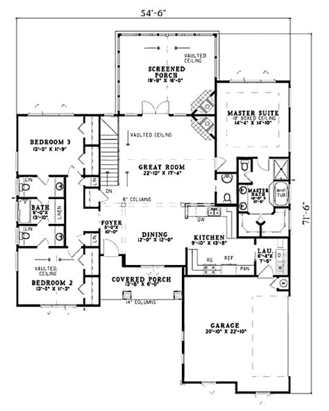 Farmhouse Style House Plan 4 Beds 4 Baths 3016 Sqft Plan 17 2312
