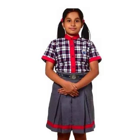 Cotton Girls School Uniform Size Xs And Large At Rs 250set In