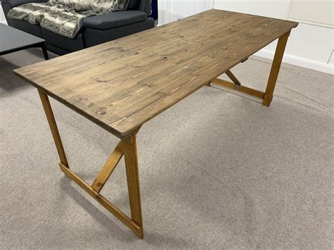 Secondhand Vintage And Reclaimed Tables Folding Trestles 40x
