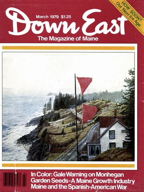 March 1979 Down East Magazine Monhegan Magazine Cover Magazine