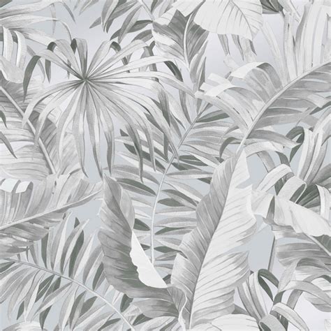 Palma Tropical Wallpaper Grey Wallpaper From I Love
