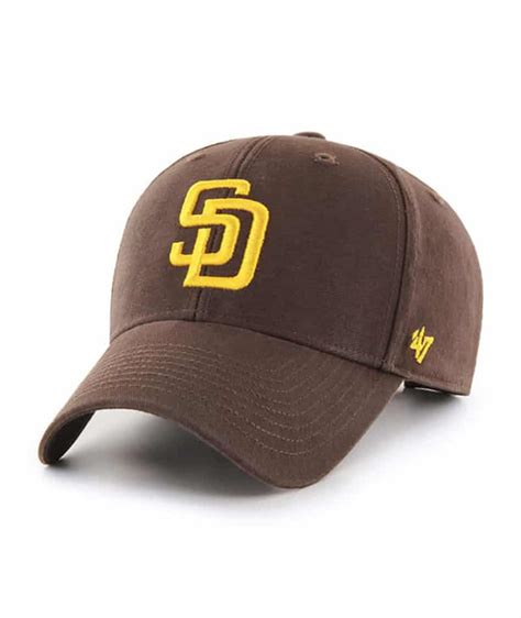 San Diego Padres 47 Brand Legend Brown Mvp Adjustable Hat Detroit