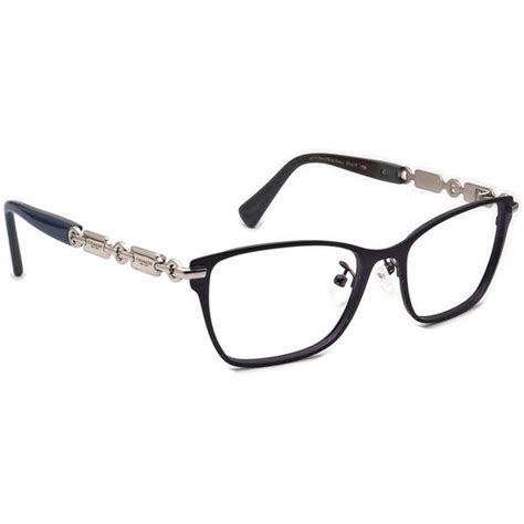 coach women s eyeglasses hc 5065 9214 navy blue grey … gem