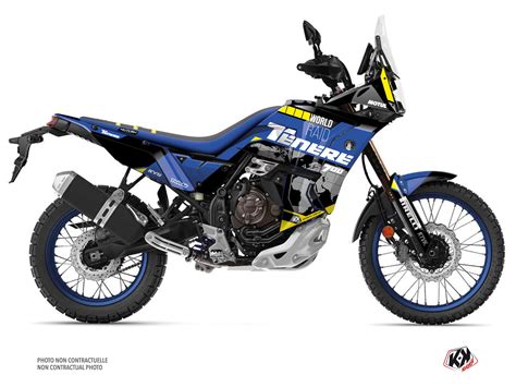 Yamaha Tenere 700 World Raid Street Bike Terra Graphic Kit Blue