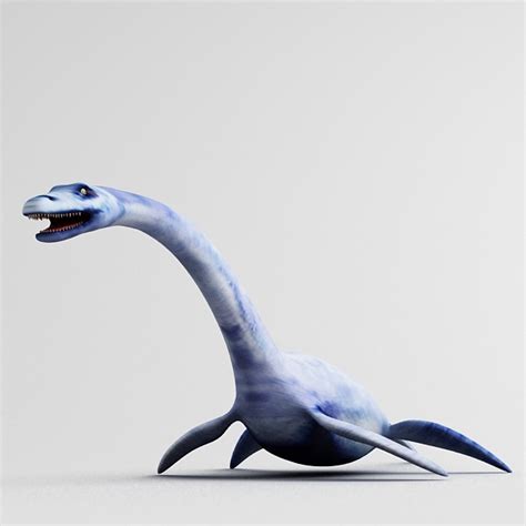 3d Model Plesiosaurus ไดโนเสาร์ยุคจูรสิค Ltd
