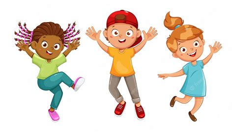 Premium Vector Happy Childrens Day 1 June Cute Cartoon Kids