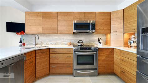 Natural Bamboo Kitchen Cabinets Omega Cabinetry