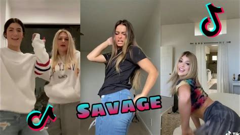 New Tik Tok Dance Savage By Megan Thee Stallion Tik Tok 2020 Youtube